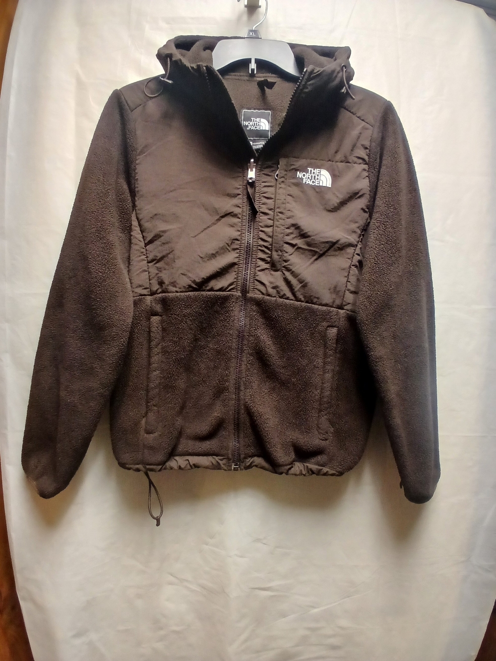 The North Face Women's Brown Fleece Jacket with Hood